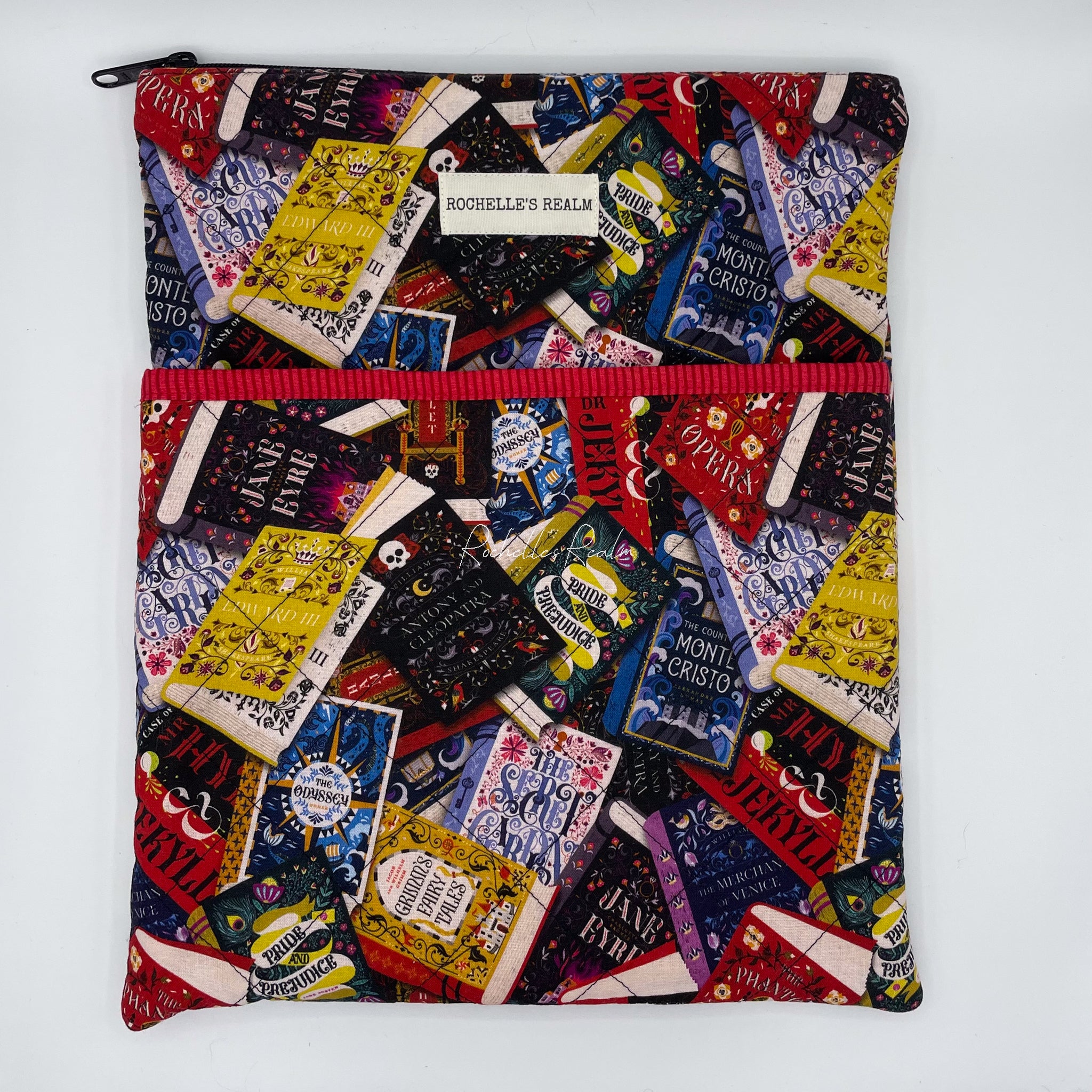 Classic Tales - Large Quilted book pouch
