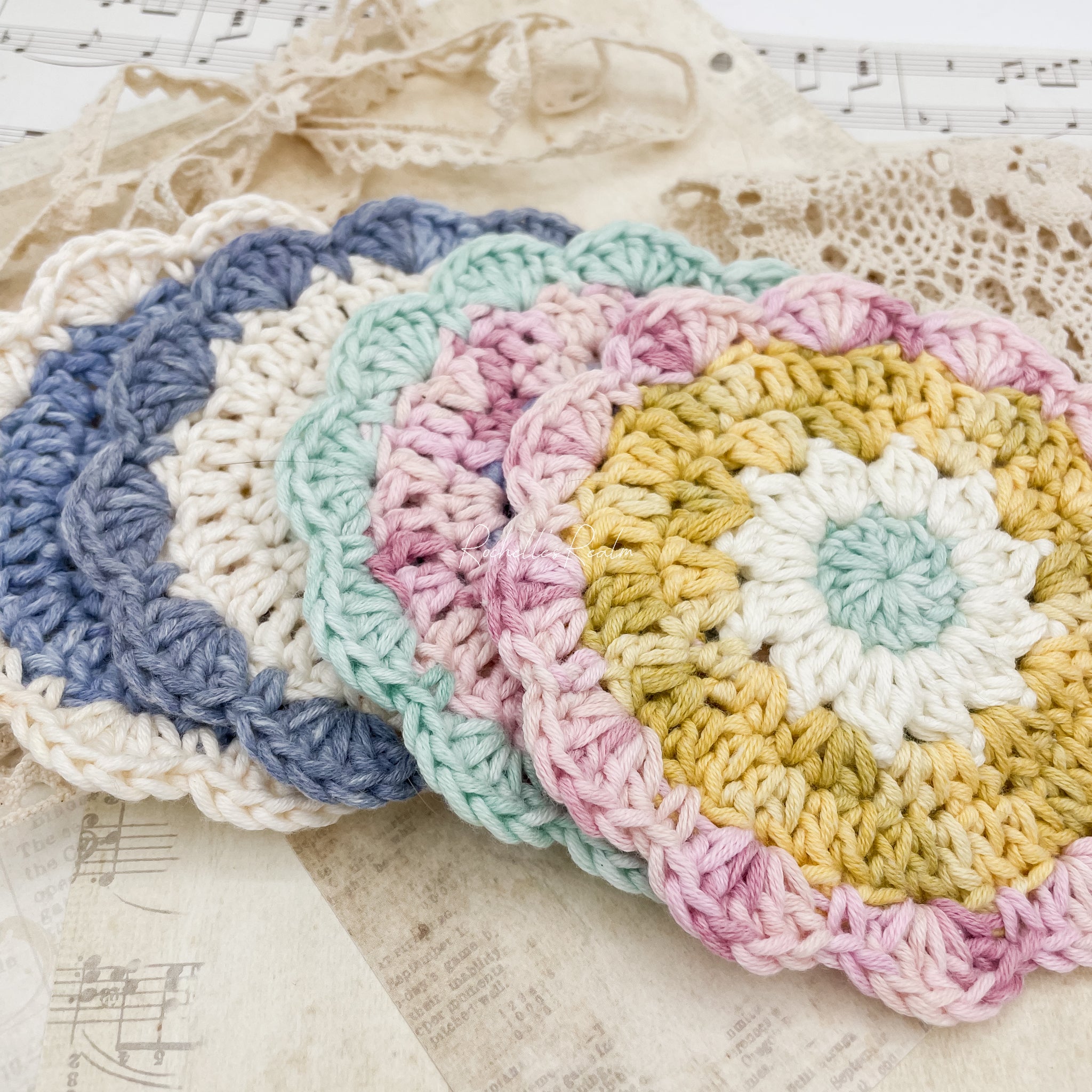 Crochet Coaster Sets