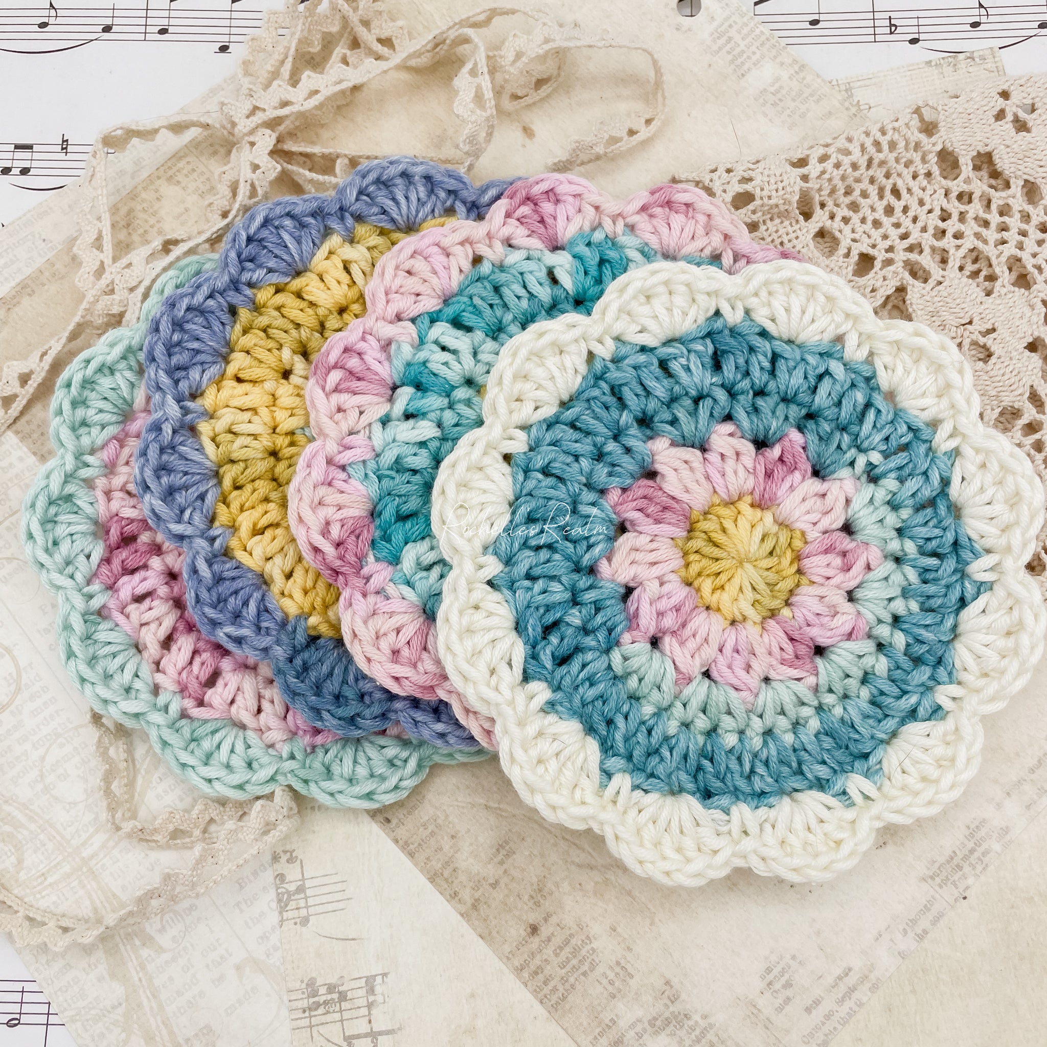 Crochet Coaster Sets