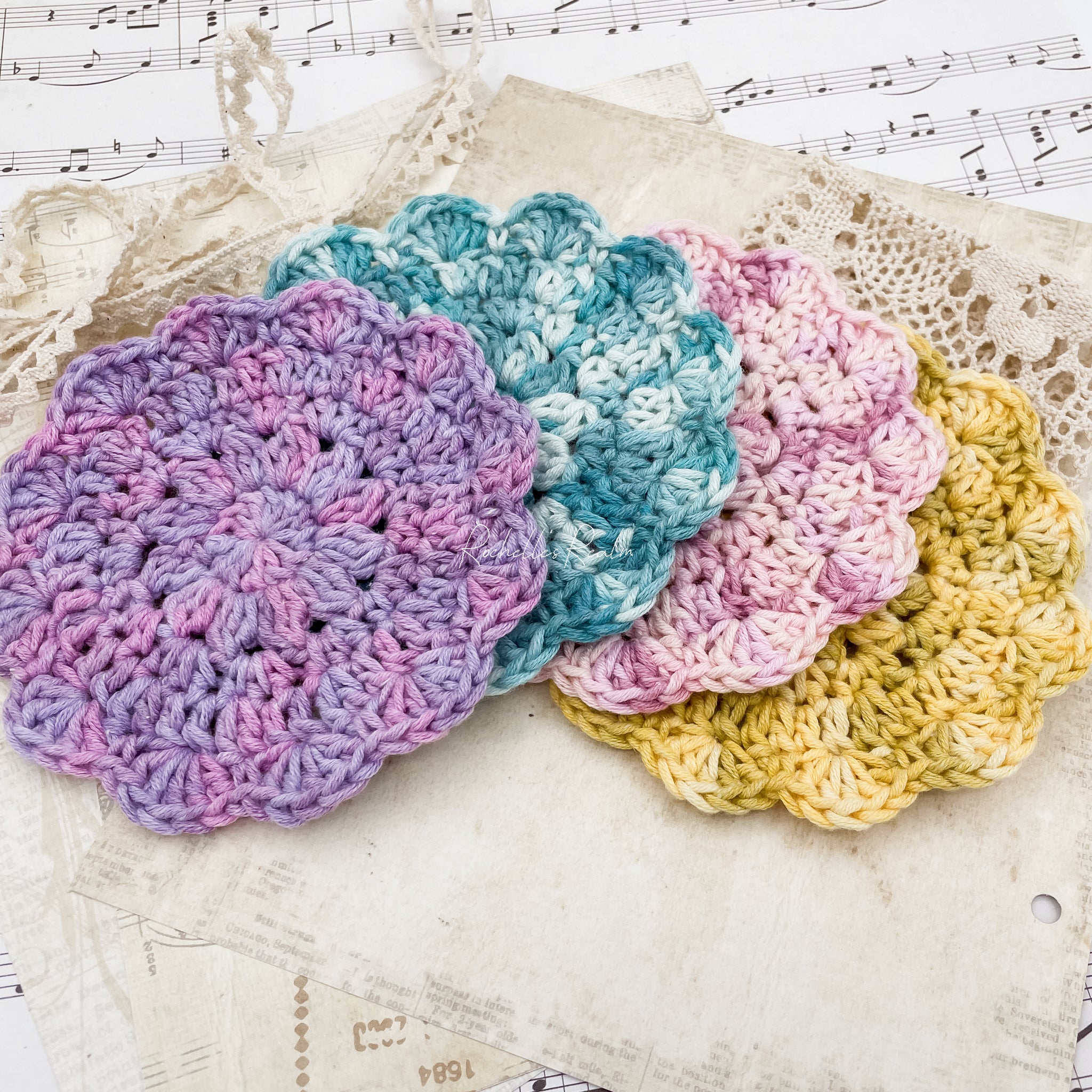 Crochet Coaster Sets